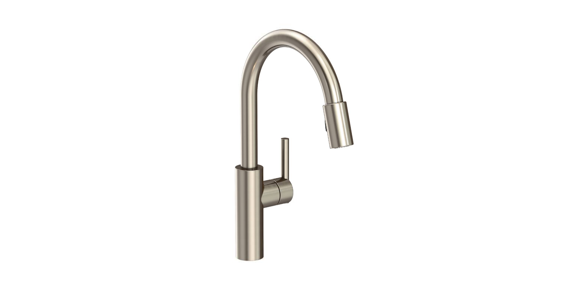 Newport Brass Pull down Single Handle Kitchen Faucet with Deck