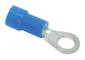 Ruud 455027 Package of 50 #10 Stud Insulated Ring Terminals for 16 and 14 Gauge Wire - Blue