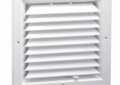 Hart and Cooley A501MS-1010-W 10" x 10" Aluminum One Way Ceiling / Wall Diffuser with Multi-Shutter Damper - White