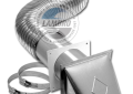 Lambro 349L 4 inch x 8 foot Semi-Rigid Duct - Preferred Hood Vent Kit