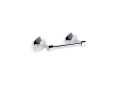 Kohler® 27065-CP 27065 Occasion® Horizontal Paper Holder, 1 Roll Capacity, 2-5/16 in H, Zinc, Polished Chrome