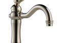 Brizo® 65036LF-PN Tresa® Lavatory Faucet, Commercial, 1.5 gpm Flow Rate, 3-5/8 in H Spout, 1 Handles, 1 Faucet Holes, Polished Nickel, Function: Traditional