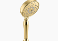 Kohler K-22163-PB Bancroft(R) Four-Function Handshower, 2.5 GPM - Vibrant Polished Brass