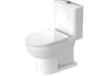 DURAVIT 09416000U2 DuraStyle Basic Toilet Tank With Dual Flush Piston Valve, 1.32/0.92 gpf, Top Button Flush, White, Import