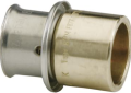 Viega 92080 PureFlow 1-1/2 inch Press x 1-1/2 inch Copper Lead Free Bronze Adapter
