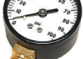 Boshart PG-100NL 2" 100# Dial Pressure Gauge