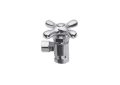 Newport Brass® 404X/15S Model 404X Angle Valve, 3/8 in Nominal, IPS x Compression End Style, Solid Brass Body, PVD Satin Nickel