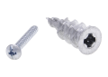 Metallics Strong-Bolt™ ZSA1J Wall Anchor Kit, 50 Pieces, Zinc Plated