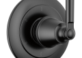 DELTA® T11935-BL 6-Setting 3-Port Shower Diverter, Matte Black