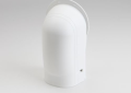 Rectorseal 84116 Fortress LW-122-W 4-1/2 inch PVC Lineset Cover Wall Inlet - White