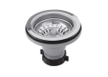 Brasstech 122-03N Large Basket Strainer Set - Uncoated Polished Brass