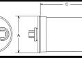 Ruud 43-101666-23 35/440 Single Round Capacitor