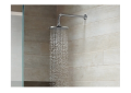 Kohler® 13688-BV Contemporary Rainhead With Katalyst® Air-Induction Spray, 2.5 gpm Flow Rate, 1 Sprays, Ceiling Mount, 8 in Dia x 2-3/4 in H Head