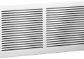 Hart and Cooley 650-1412-W 14" x 12" Steel Return Air Grille - White