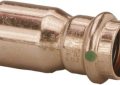 Viega 78117 ProPress 2 inch Street Press x 1-1/4 inch Press Copper Fitting Reducer with EPDM Sealing Element