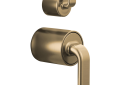 Brizo® HL75P67-GL Allaria™ 2-Handle Tub Filler Twist Lever Handle Kit, Zinc, Luxe Gold, Import