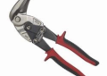 Malco® AV8 Aviation Snip, 0.38 to 0.61 mm Cutting, 1-3/8 in L of Cut, Vertical Left Snip, Metal Blade, Red/Black Plastic Grip Handle