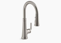 Kohler K-23764-VS Tone Pull-Down Single-Handle Kitchen Sink Faucet