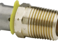 Viega 90581 PureFlow 1-1/2 inch Press x 1-1/2 inch Male Lead Free Bronze Adapter