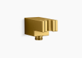 Kohler K-26310-2MB Statement(R) Wall-Mount Handshower Holder with Supply Elbow and Check Valve - Vibrant Brushed Moderne Brass