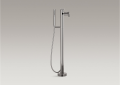 Kohler K-T73087-4-CP Composed Freestanding Bath Filler with Handshower - Polished Chrome