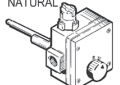 State 100108354 Natural Gas Valve with 2-5/8 inch Shank