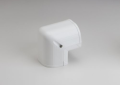 Rectorseal 84003 Fortress LCO-92-W 3-1/2 inch PVC Lineset Cover Vertical Outside 90 Degree Elbow - White
