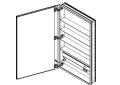 Robern® MC2440D4FPL Flat Top Non-Electric Medicine Cabinet, M Series, 24 in OAW x 40 in OAH, Aluminum, Satin Anodized