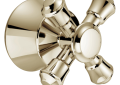 DELTA® H795PN Cassidy Cross Handle, For Use With Model 4797-FL-LHP Traditional Floor Mount Tub Filler Trim, Metal, Polished Nickel, Import