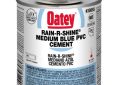Oatey 30893 Rain-R-Shine Medium Body Blue PVC Cement - 16 ounce