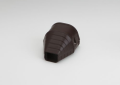 Rectorseal 84267 Fortress LEN-92-B 3-1/2 inch PVC Lineset Cover End Fitting - Brown