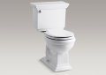 Kohler K-3933-0 Memoirs Stately Comfort Height Two-Piece Round-Front Toilet