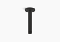 Kohler K-26320-BL Statement(R) 6" Ceiling-Mount Single-Function Rainhead Arm and Flange - Matte Black