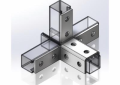 Empire 9079WFZ Triple Wing Connection, 12 Holes, 3-7/8 in L x 9-3/16 in W