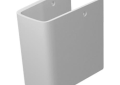 DURAVIT 0858400000 ME by Starck Siphon Cover, Wall Installation, Ceramic, 6-3/4 in L x 11-7/8 in W x 11-7/8 in H, Import
