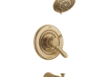 DELTA® T17438-CZ Monitor® 17 Tub and Shower Trim, 1.75 gpm Shower, Brilliance® Champagne Bronze