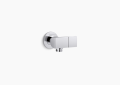Kohler K-98354-CP Exhale Wall-Mount Handshower Holder with Supply Elbow and Check Valve - Polished Chrome