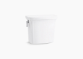 Kohler K-4143-0 Corbelle Toilet Tank with Aqua Piston Flush and Left-Hand Lever - White