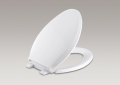 Kohler K-4636-0 Cachet Quiet-Close Elongated Toilet Seat with Grip-Tight - White