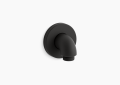 Kohler K-22172-BL Purist(R) Stillness(R) Wall-Mount Supply Elbow with Check Valve - Matte Black