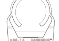 Litchfield International H88.15-LOK 1/2" HangerLok Click Clamp