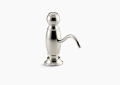 Kohler K-1994-SN Traditional Soap/Lotion Dispenser - Vibrant Polished Nickel