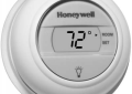 Honeywell T8775A-1009/U Digital Round Non-Programmable Heating Thermostat - Premier White
