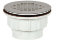 Sioux Chief 825-2A 2 inch ABS Shower Drain with Screw On Strainer