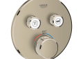 GROHE 29137EN0 Thermostatic Trim, 7.7 gpm Valve, StarLight® Brushed Nickel