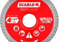 Diablo DMADC0450 4-1/2 inch Diamond Continuous Rim Angle Grinder Cut Off Disc