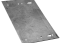 Oatey 33899 Box of 25 5 inch x 8 inch 16 Gauge Galvanized Self Nailing Nail Plates