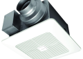 Panasonic WhisperGreen® Select™ FV-0511VKS2 Multi-Speed Ventilation Fan, 50/80/110 cfm, 4 in Dia Duct, 9.9 W, 120 V AC, 0.1 A, 0.3 sones, Import