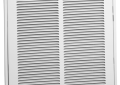Hart and Cooley 659-1424-W 14" x 24" Steel Return Air Filter Grille - White