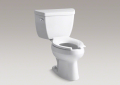 Kohler K-3505-0 Wellworth Classic Two-Piece Elongated Toilet - White